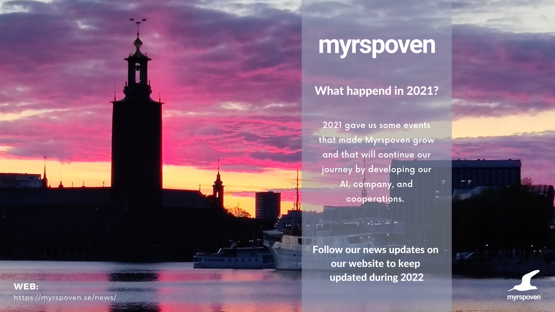 Myrspoven: Looking back at 2021
